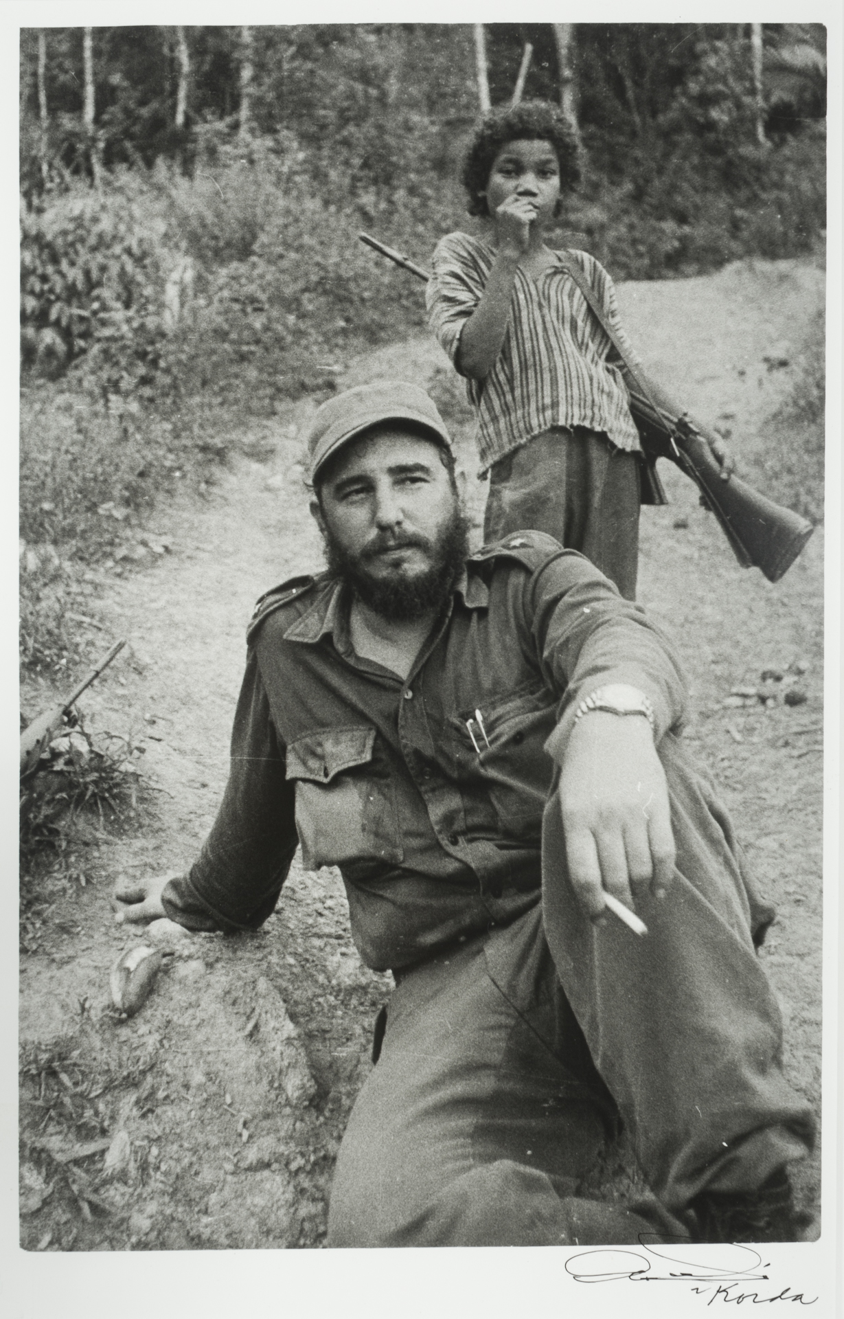 Fidel y Nino (Fidel with Child) 1960 by Korda