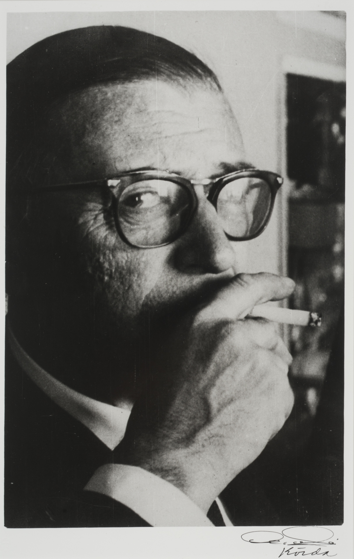 Jean Paul Sartre (1960) by Korda
