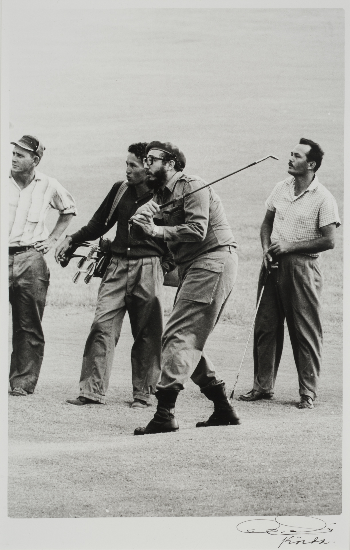 Fidel Jugando Golf (1959) by Korda